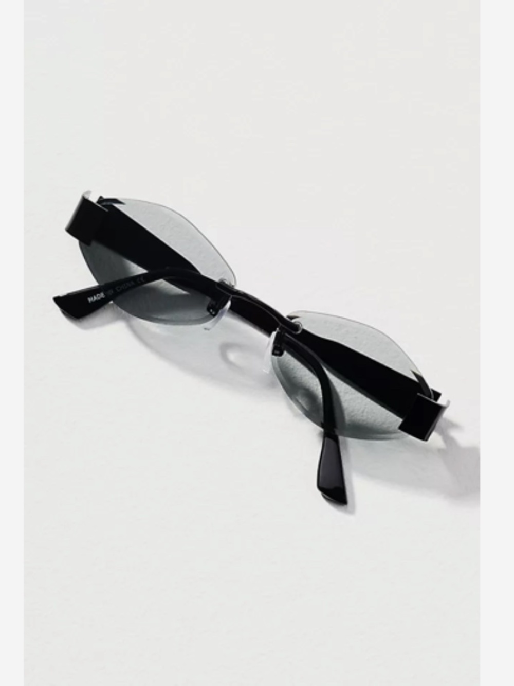 NWT ANTHROPOLOGIE I-SEA METAL OVAL GEO SUNGLASSES